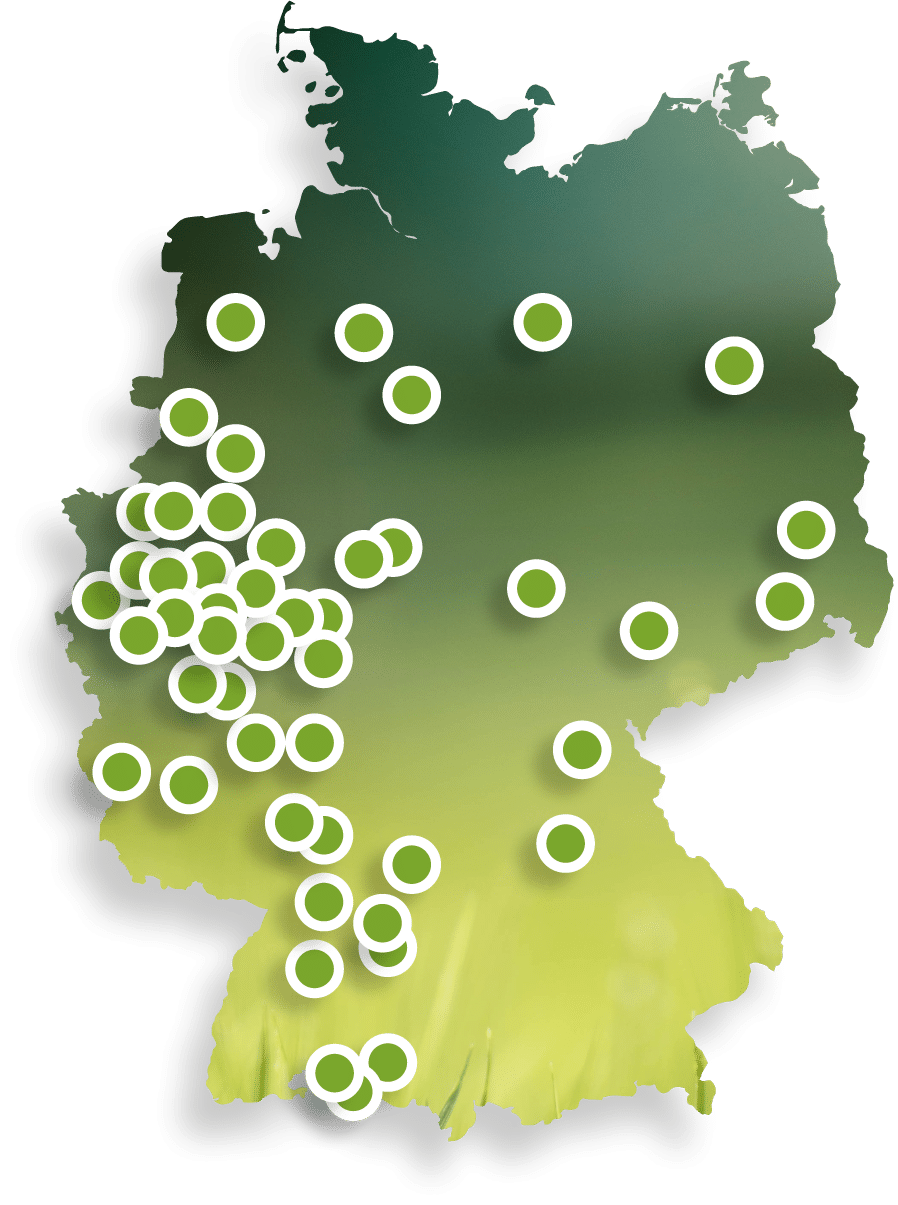 VF Kunden in Deutschland Karte